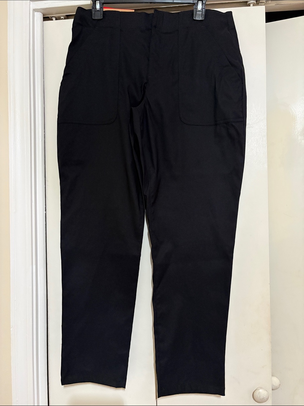 Eddie Bauer Black Straight-Fit Chinos
